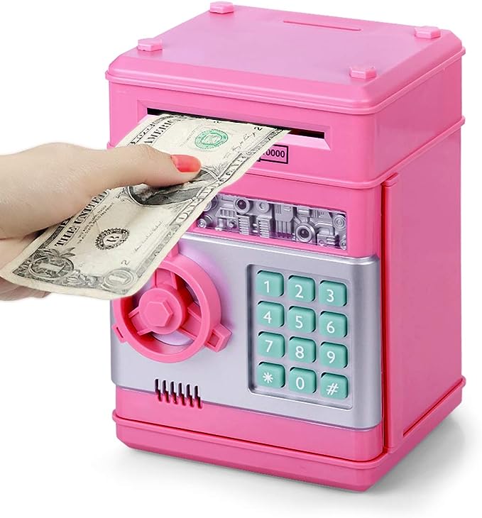 Piggy Bank ATM Bank Cash Coin Electronic Coin Bank