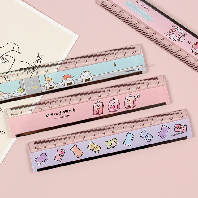 Mongalmongal Cutting Ruler 15cm