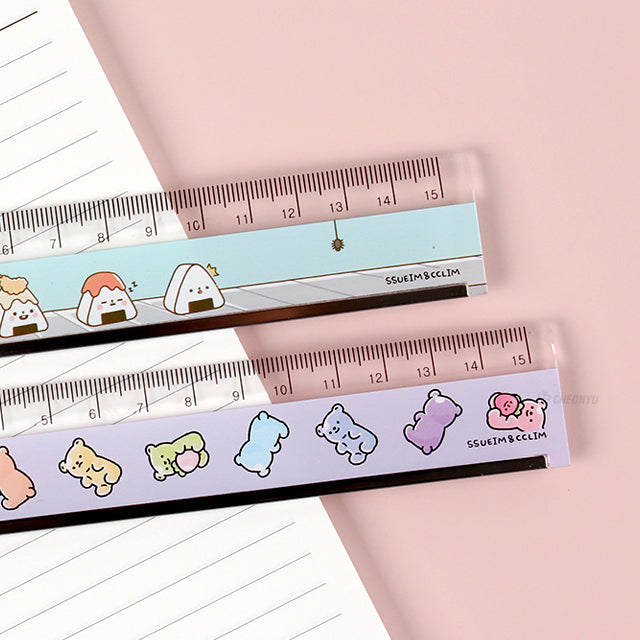 Mongalmongal Cutting Ruler 15cm