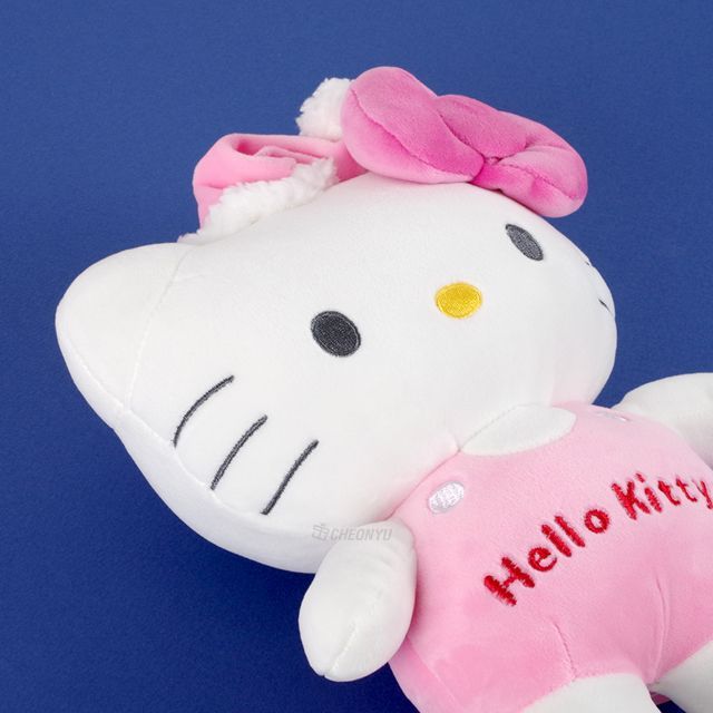 Sanrio Pink Bow Wearing Pajama Medium Plush