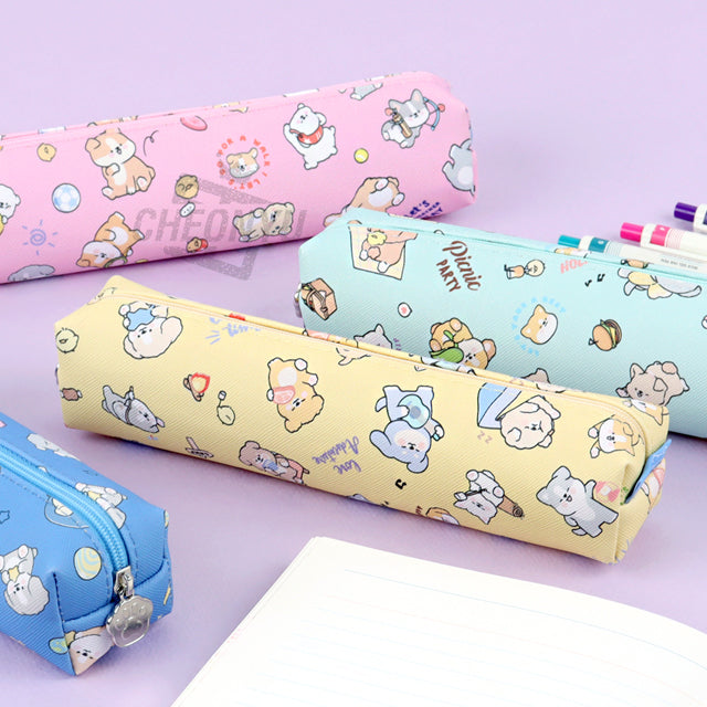 Ssueim&Cclim - E-RINUBGAE Zig-Zag Pencil Pouch
