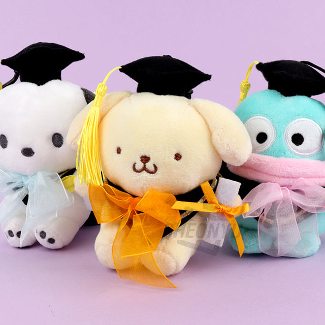 Sanrio New Graduation Cap Handbag Plush Keychain