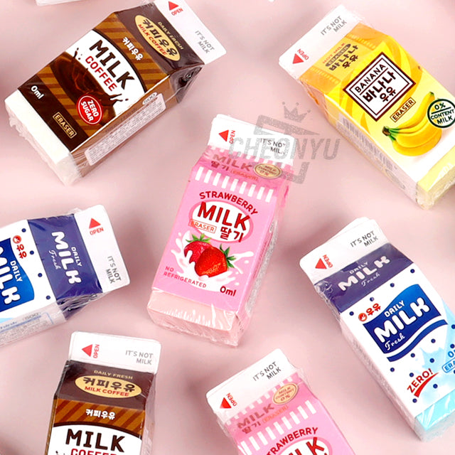 Milk Pack Eraser
