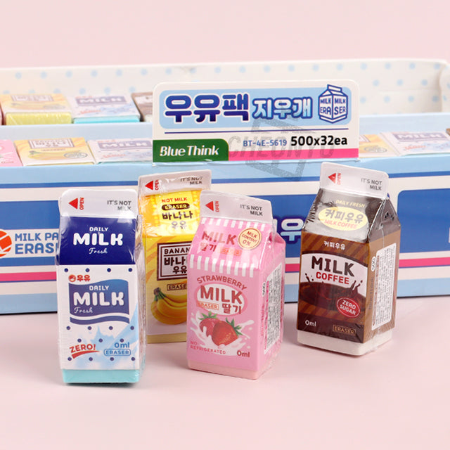 Milk Pack Eraser