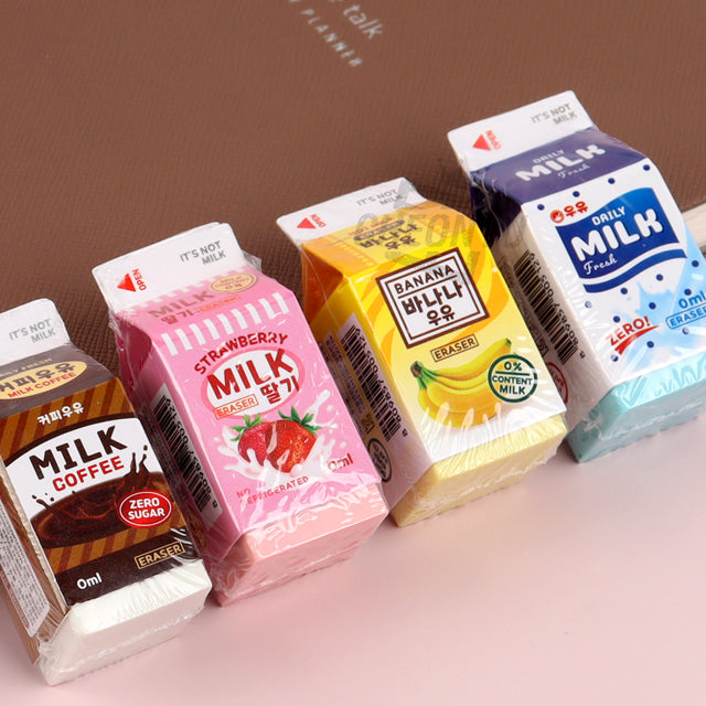 Milk Pack Eraser