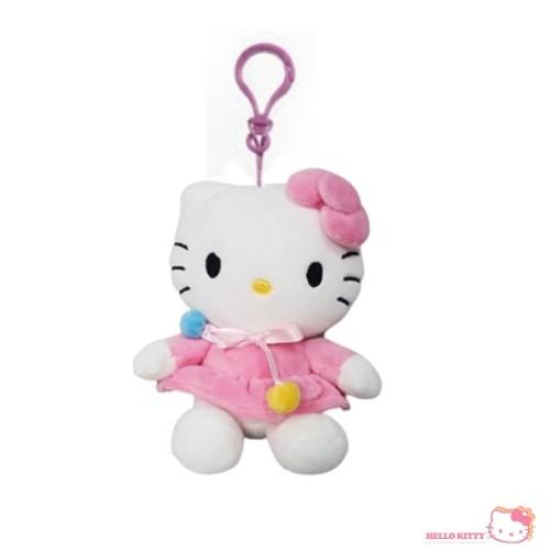 Sanrio - Hello Kitty With Skirt Backpack Keychain Plush