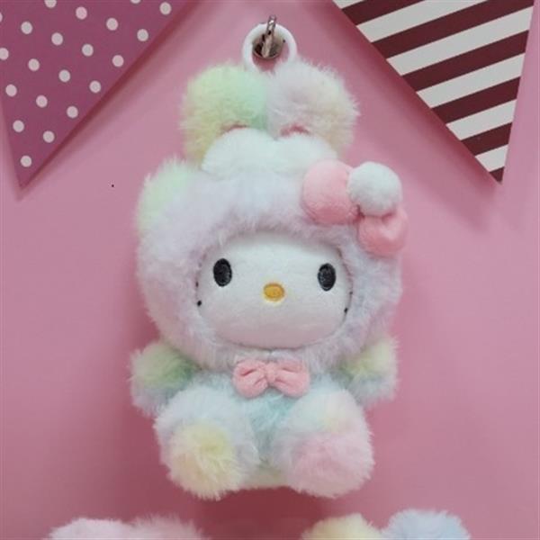 Sanrio Rainbow Backpack Keychain