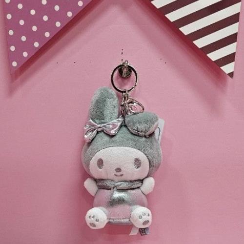 Sanrio Silver Heart Backpack Keychain