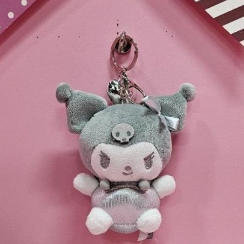 Sanrio Silver Heart Backpack Keychain