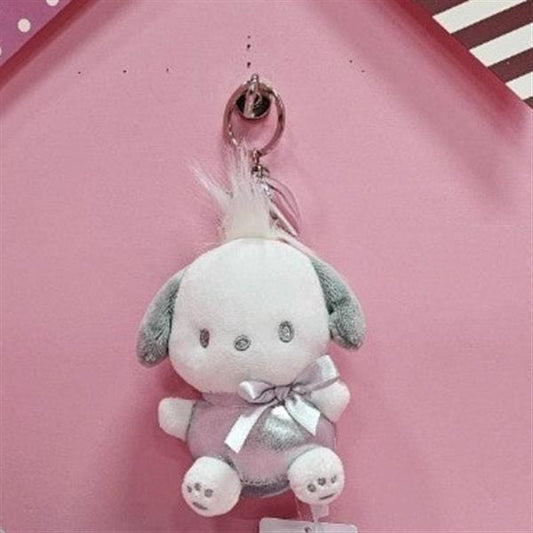 Sanrio Silver Heart Backpack Keychain