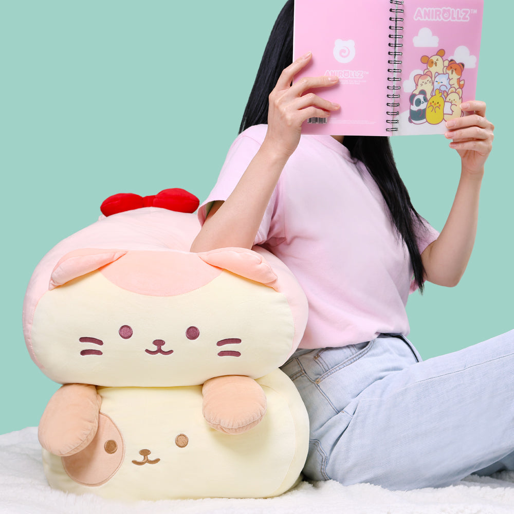 Anirollz Jumbo Puppiroll Plush