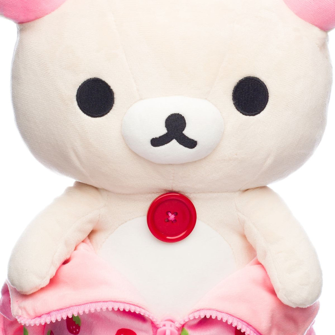 San-X Original: Korilakkuma Strawberry Pattern Pink Sleeping Bag Medium Plush