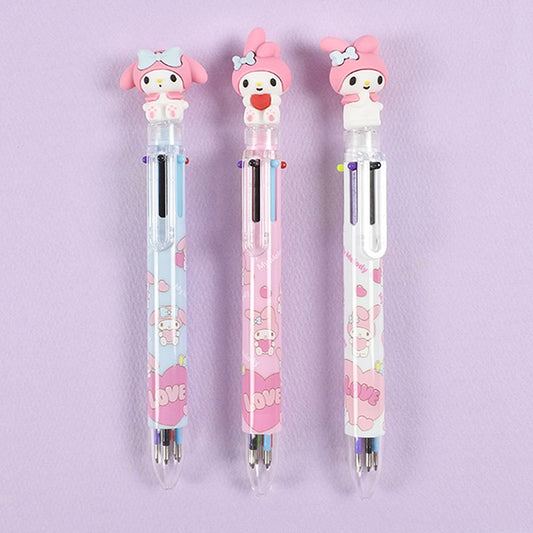 My Melody 6 Color Ballpen 0.7mm