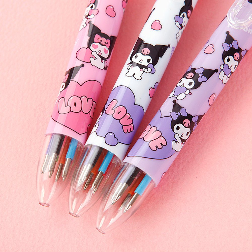 Kuromi Figure 6 Colors Ballpoint Pen
