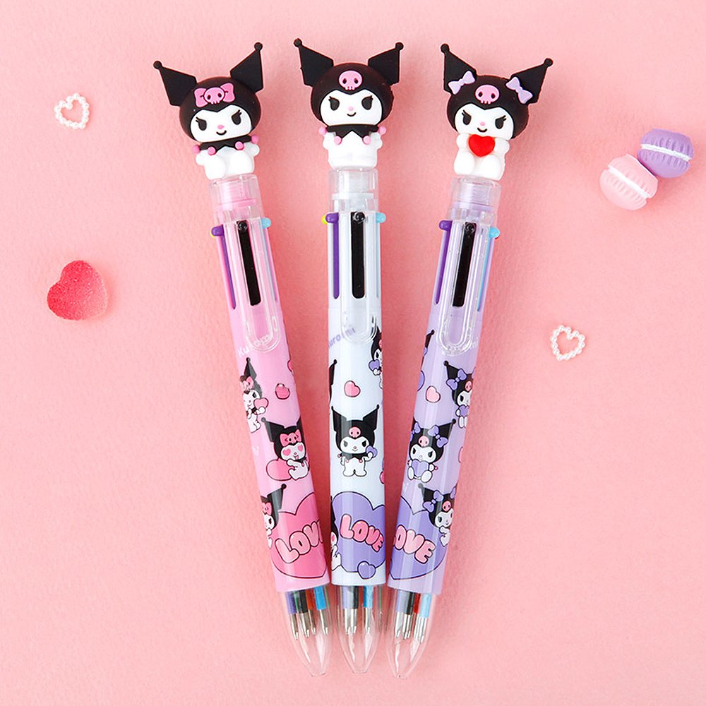 Kuromi Figure 6 Colors Ballpoint Pen