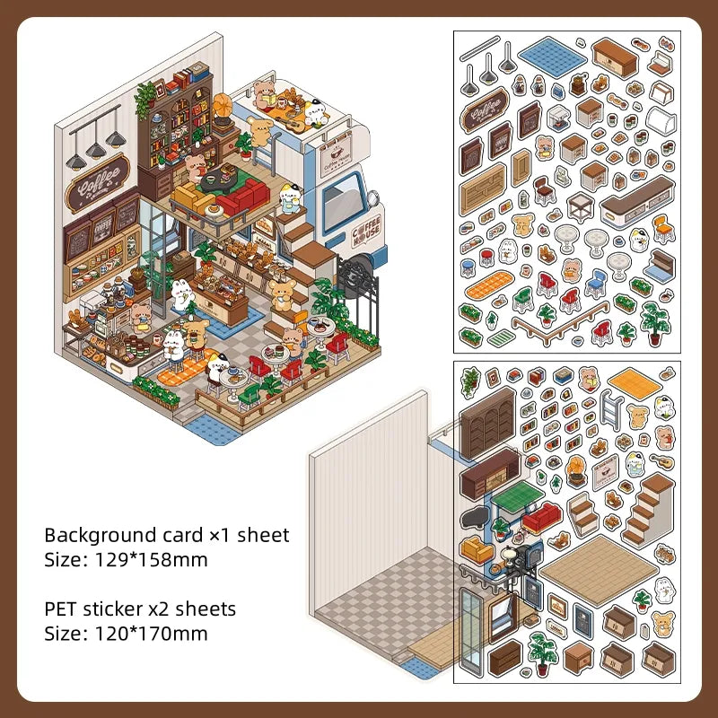 Deco Scene Stickers Set