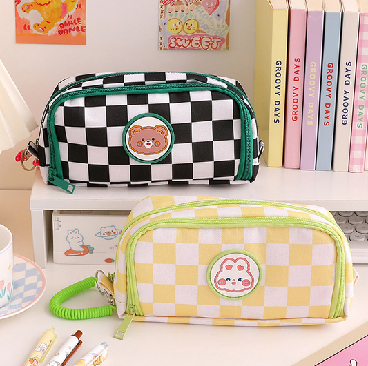 Bear Cartoon Pencil Case/ Storage Bag/ Pencil Pouch