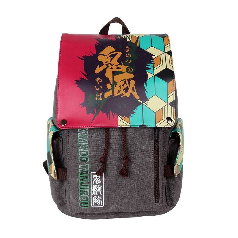 Demon Slayer Canvas Backpack