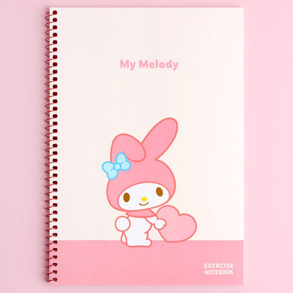 Sanrio Characters Exercise Unruled Notebook