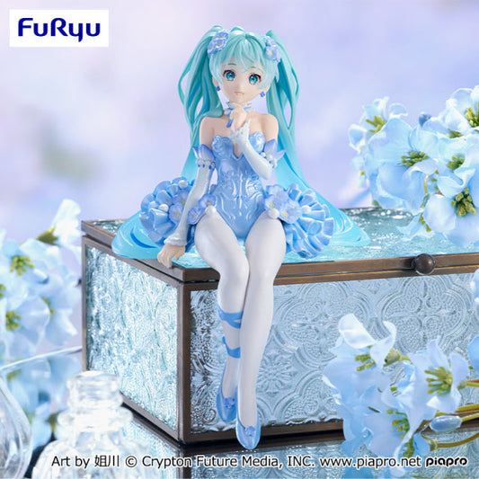 Hatsune Miku Noodle Stopper Figure Flower Fairy Nemophila Pale Blue Ver. Figure