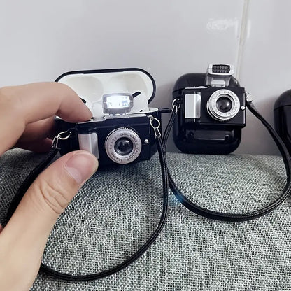 Retro Camera Airpod Case