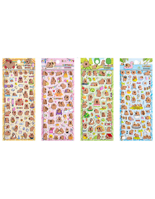 Small Capybara Stickers Set