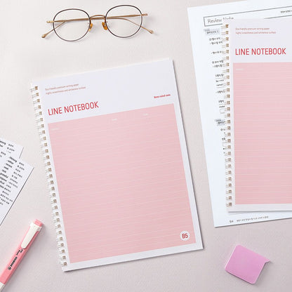 Pastel Line Notebook B5