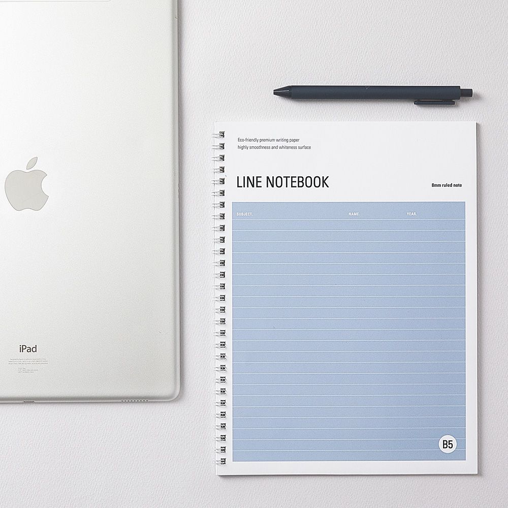 Pastel Line Notebook B5