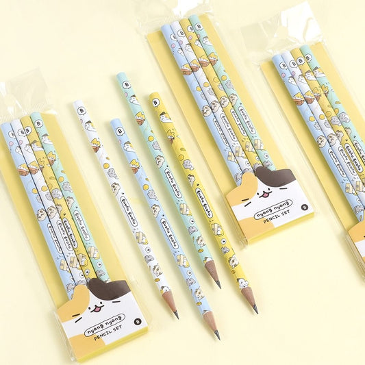 Nyang Nyang 4pcs Pencil Set