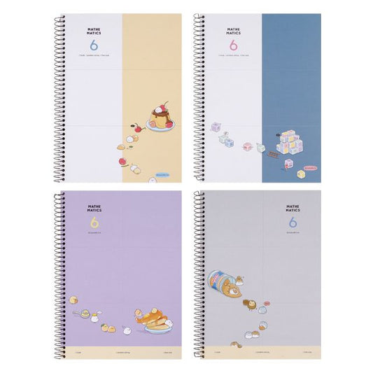 Mongal Mongal 1/6 Thick Mathematics Notebook