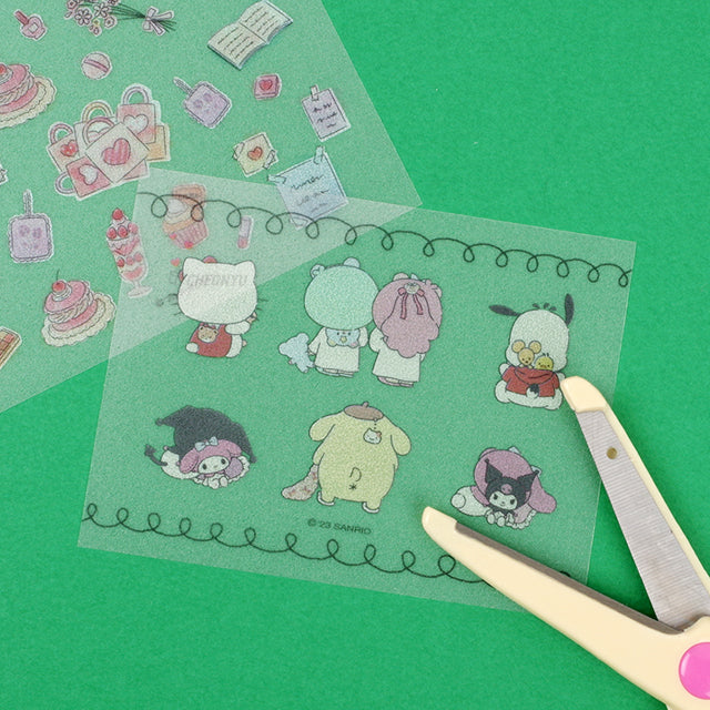 Sanrio Masking Tape And Deco Sticker Set