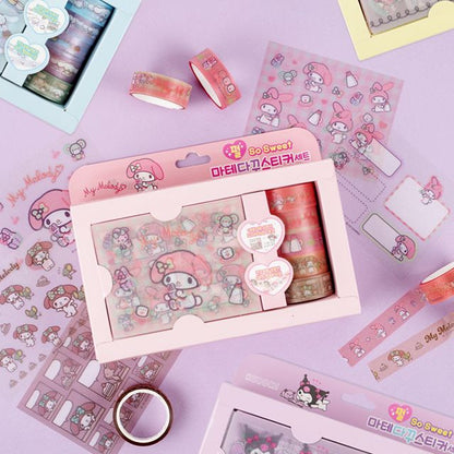 Sanrio Masking Tape And Deco Sticker Set