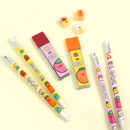 Carrot Friends 2B Pencil Set