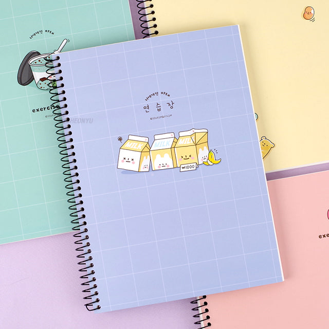 Ssueim&Cclim Unruled Spiral Notebook