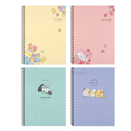 Ssueim&Cclim Unruled Spiral Notebook