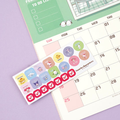 Sanrio To-Do Wall Calendar