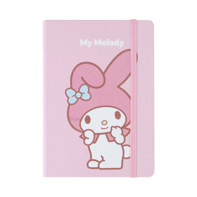 Sanrio Hard Daily Journal/ Notebook With Sticker Set