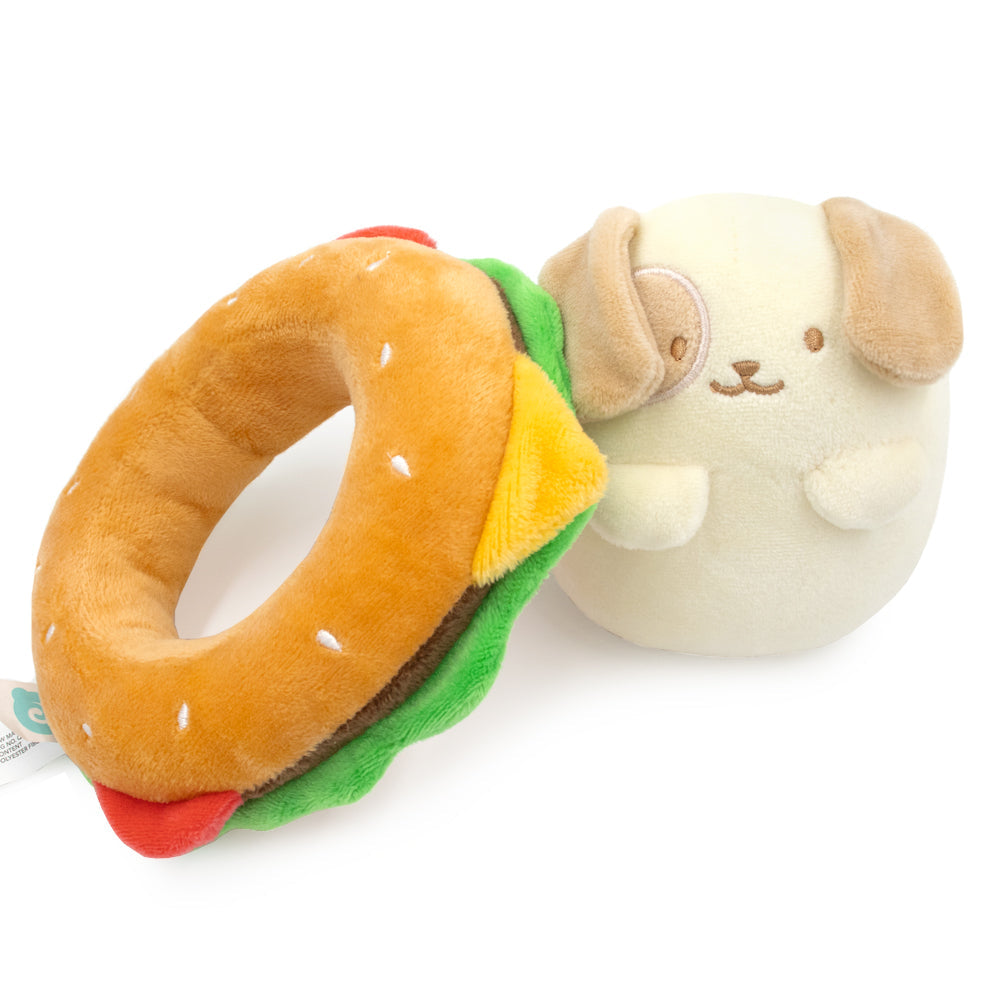 Anirollz Puppiroll Hamburger Floatie Plushie