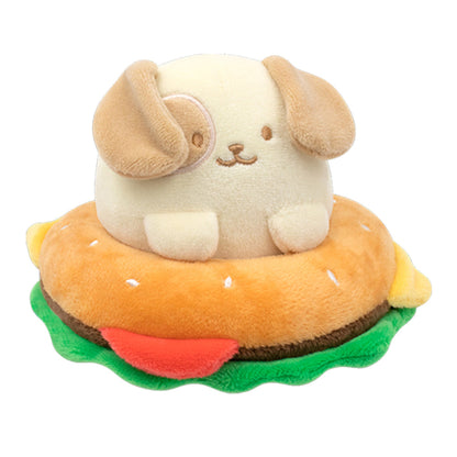 Anirollz Puppiroll Hamburger Floatie Plushie