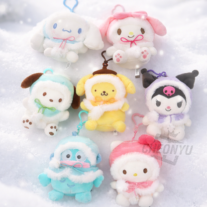 Sanrio Cape Backpack Plush Keychain