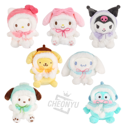 Sanrio Cape Backpack Plush Keychain