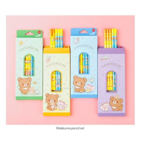 Chairoikoguma Pencil Set