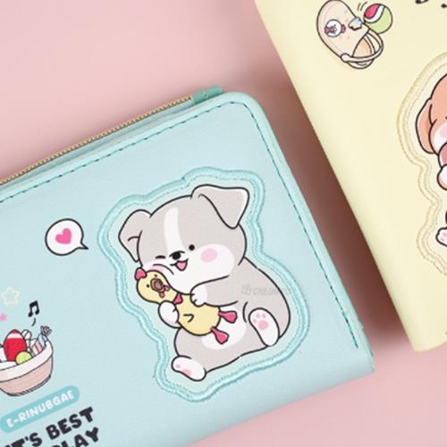Sleeping Dog Wallet With Zipper