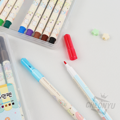 Pokemon Marker 12 Colors Pen Set