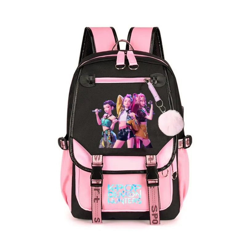 Kpop Demon Hunter Canvas Backpack