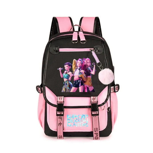 Kpop Demon Hunter Canvas Backpack