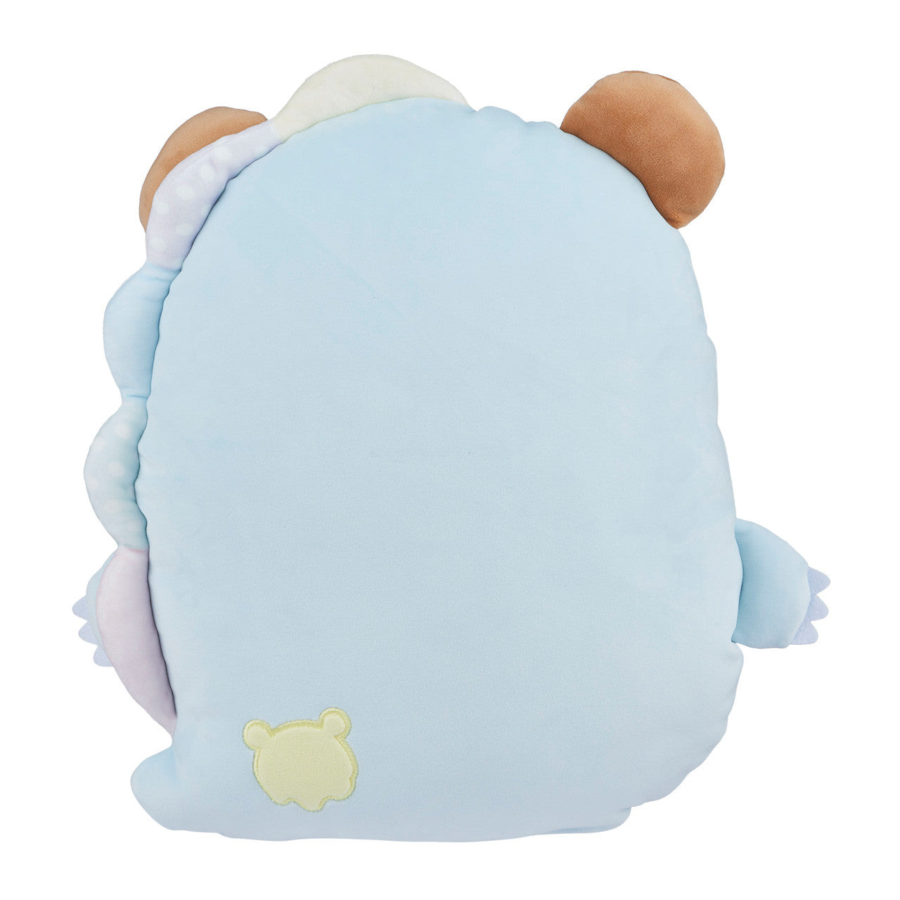 San-X Original - Chairoikoguma Plays with Dino - Pastel Blue Flat Mochi Series Plush