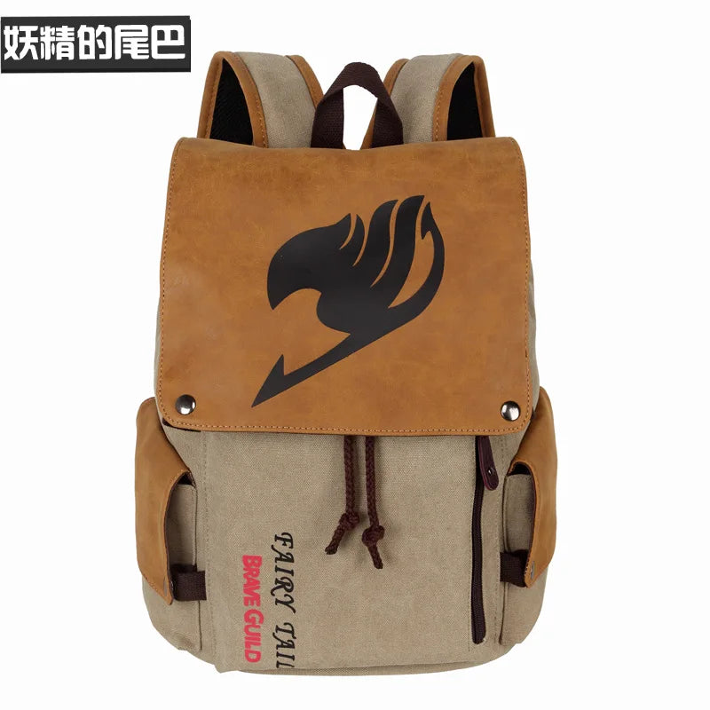 Fairy Tail Canvas Backpack