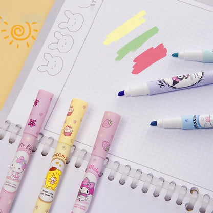 Sanrio 6pcs Highlighter Pen Set