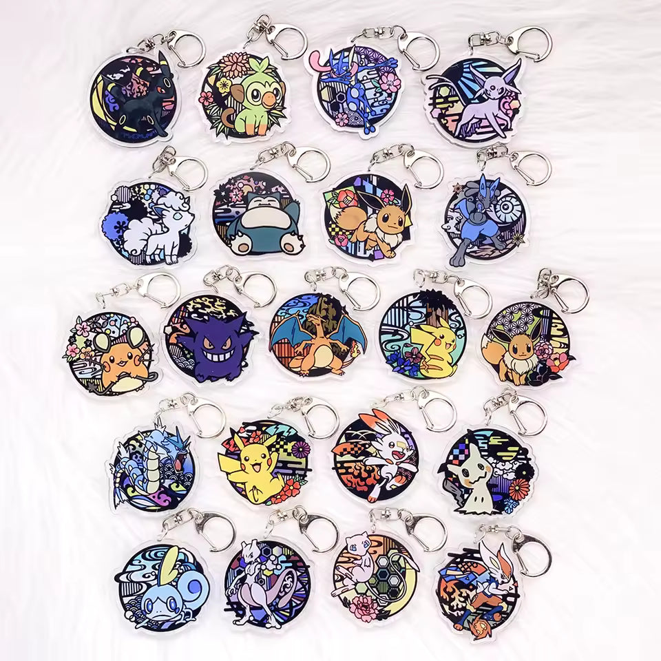 Pokemon Acrylic Keychain